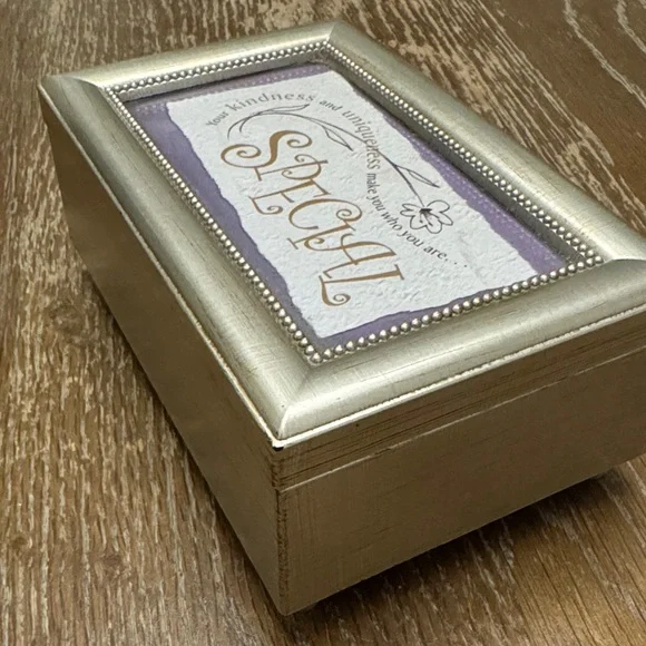 Carson Musical Jewelry Box “Special” Amazing Grace Music Box 6” Keepsake - Picture 6 of 8